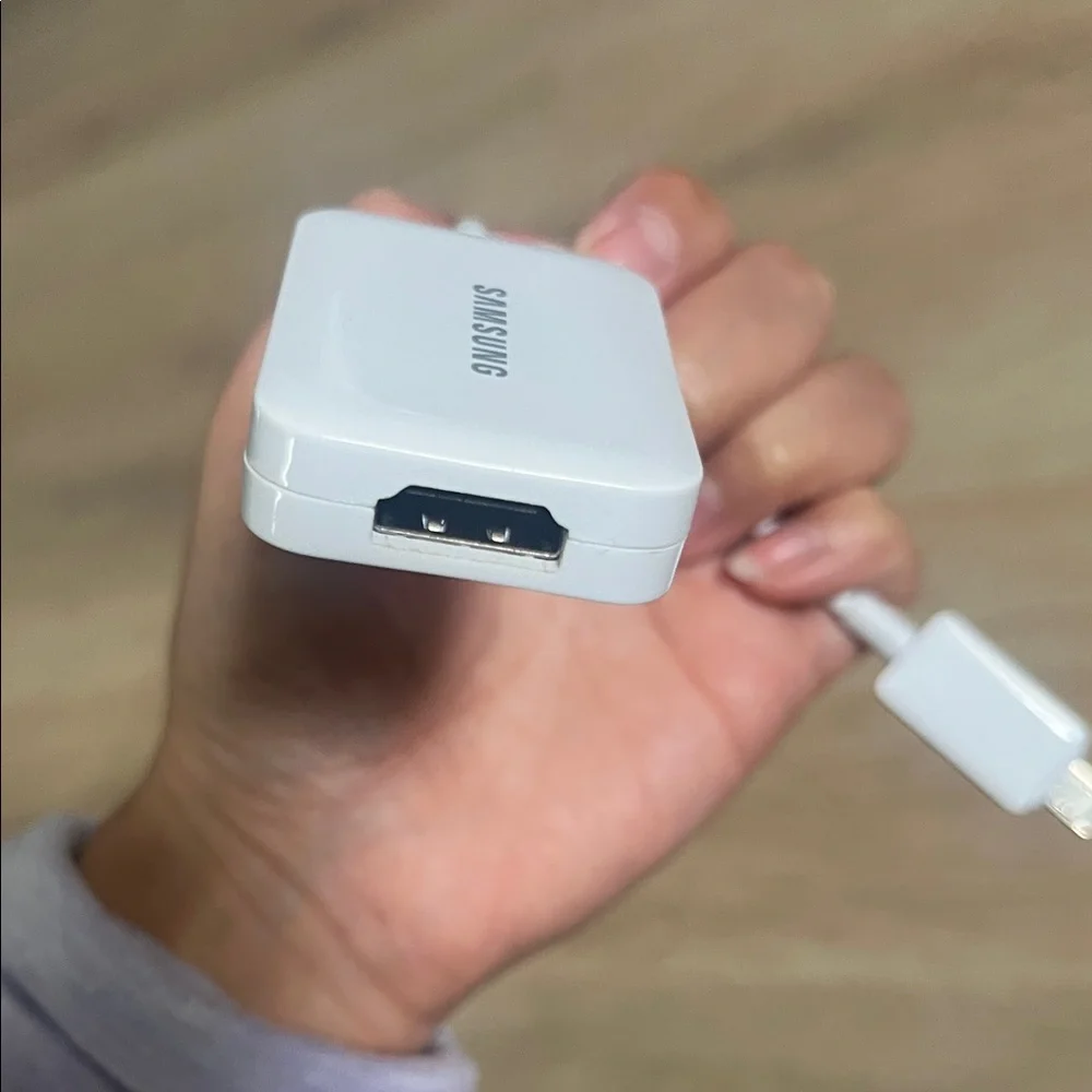 Samsung White HDMI-to-Micro USB Adapter